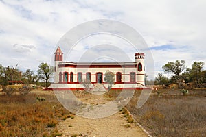 Castle in Mineral de pozos near san luis de la paz, guanajuato, mexico