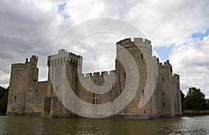 Castle with moat photo