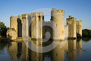 Castle and moat photo