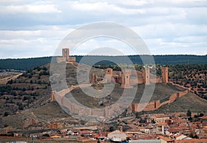 Castle of Molina de Aragon in Spain photo