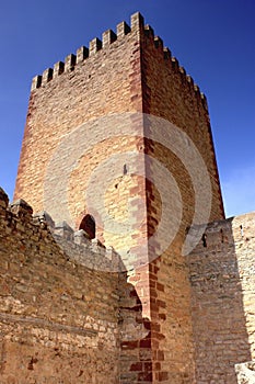 Castle in Molina de Aragon, Spain