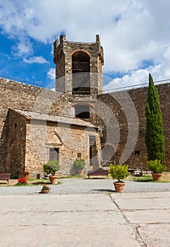 Castle of Montalcino, city of Brunello wine, Tuscany