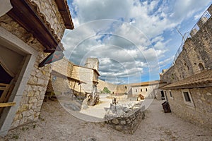 Castle at Monte Cassino, in Italy