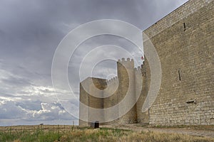 Castle of montealegre de los campos in the province of castilla leon, spain photo