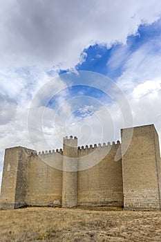 Castle of montealegre de los campos in the province of castilla leon, spain photo