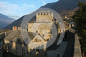 Castle of Montebello at Bellinzona Unesco World Heritage photo