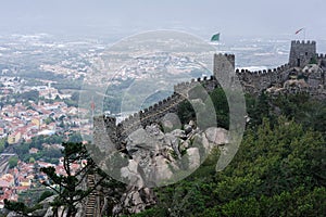 The Castle of the Moors , Sintra, Portugal photo