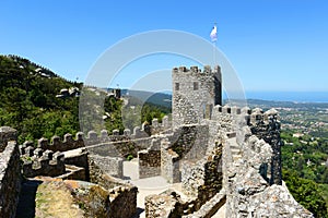 Castle of the Moors, Sintra, Portugal photo