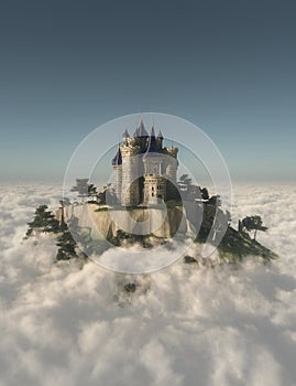 Castle on the mountain