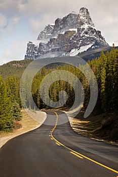 Castle Mountain in Banff National Park