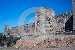 Castle of Mourao, a well-preserved castle in the Mourao, Portugal photo