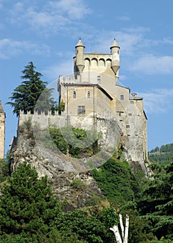 Castle near Aosta, Italy