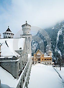 The castle of Neuschwanstein, Fuessen, Gerrmany photo