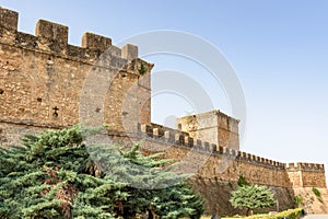 Castle of Niebla, typical town in southern Spain, in the province of Huelva. Andalusia photo