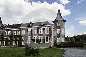 Castle of Nieuwenhoven in Provincial Domain Nieuwenhoven, Belgium