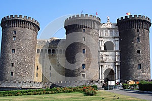 Castle Nuovo, Naples, Italy. photo