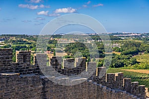 Castle in Obidos town, Portugal