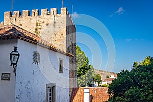 Castle in Obidos town, Portugal