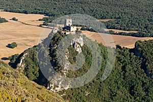 Castle of Ocio, Alava in Spain