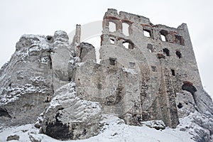 Castle in Ogrodzieniec Poland