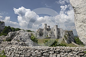 Castle Ogrodzieniec in Poland