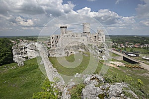 Castle Ogrodzieniec in Poland