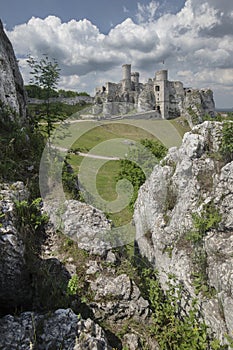 Castle Ogrodzieniec in Poland