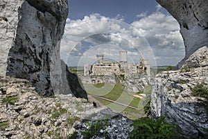 Castle Ogrodzieniec in Poland