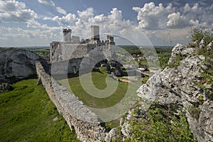 Castle Ogrodzieniec in Poland