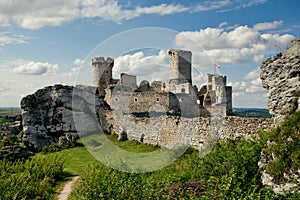 Castle in Ogrodzieniec, Poland