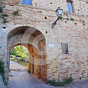Castle of the old town of Grottamare, Ascoli Piceno
