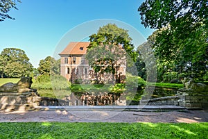 Castle in Oporow in central Poland. photo