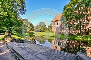 Castle in Oporow in central Poland. photo