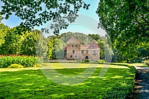 Castle in Oporow in central Poland. photo