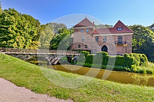 Castle in Oporow in central Poland. photo