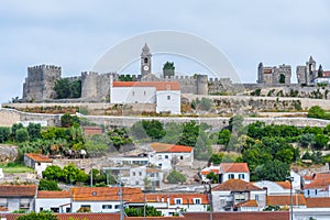 Castle overlooking Montemor-o-Velho town in Portugal