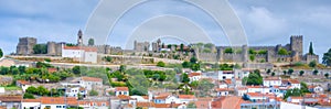 Castle overlooking Montemor-o-Velho town in Portugal