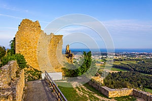 The castle of Palafolls, near the town of Blanes photo
