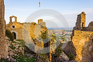 The castle of Palafolls, near the town of Blanes photo