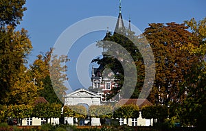 Castle and Park Koepenick in Autumn in Berlin photo