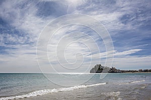 The castle of Peniscola, in Spain.