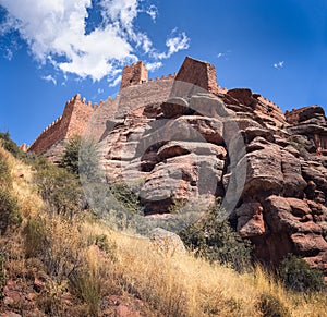 The Castle of Peracense in Teruel, Spain