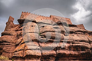 The Castle of Peracense in Teruel, Spain