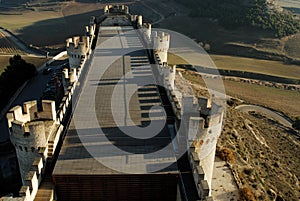 Castle of PeÃ±afiel in Valladolid, Spain