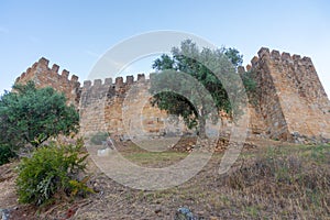Castle in Portuguese town Belver