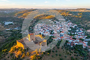 Castle in Portuguese town Belver