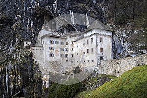 Castle of predjama in slovenia