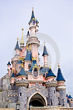 Castle princesses at Eurodisney