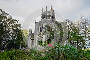 Castle of Quinta da Regaleira estate, Sintra, Portugal