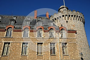 The castle of Rambouillet in Les Yvelines